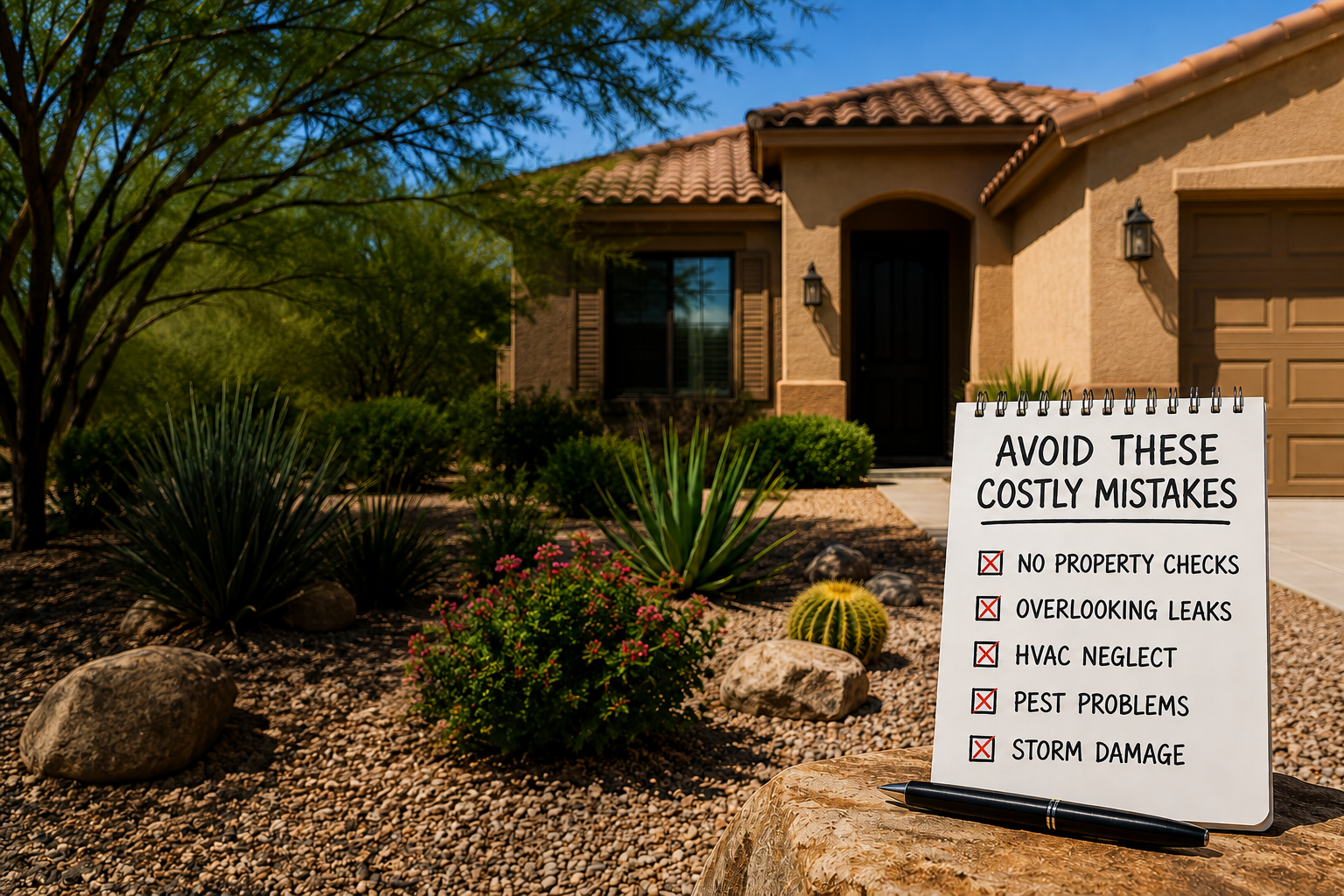Top Mistakes Absentee Arizona Homeowners Make – And How to Avoid Them