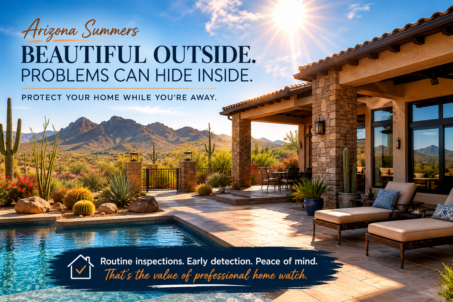How Arizona’s Extreme Summer Heat Can Damage an Unoccupied Home