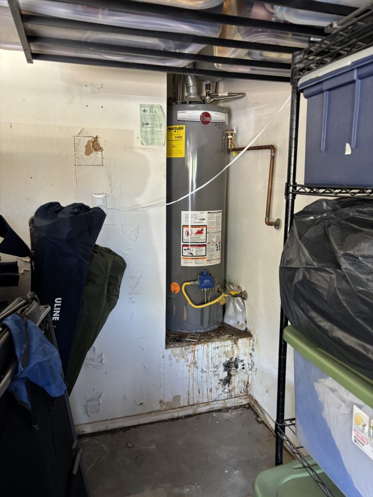 Water heater failure going unnoticed